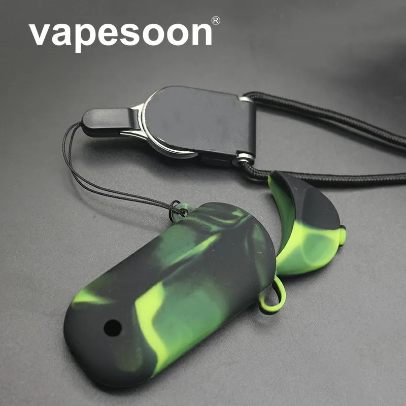 50pcs Original vapesoon Decorative Protection Skin Cover Silicone Case with Lanyard for Renova Zero Pod Vape Kit | Мобильные