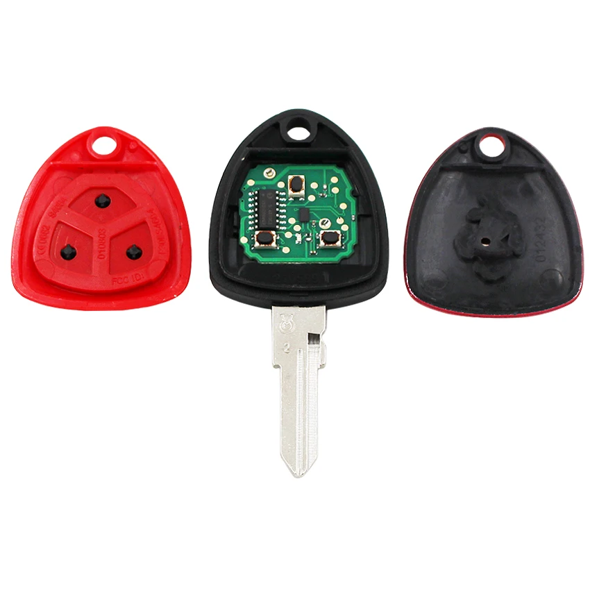 HKOBDII 3 кнопки дистанционного ключа автомобиль Smart Key Fob Автозапуск 433 мГц ID48 чип для
