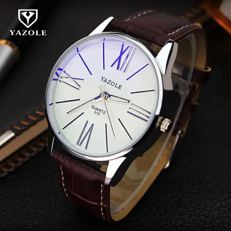 Мужские часы YAZOLE спортивные водонепроницаемые деловые кварцевые|watch business|watch fwatch