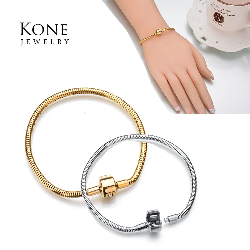 Женский браслет-цепочка из змеиной кожи браслет нержавеющей стали подарочные