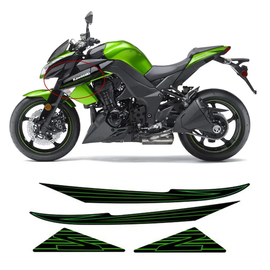 Для Kawasaki Z1000 z1000 2012- мотоцикл наклейка на обтекатель весь автомобиль стикер