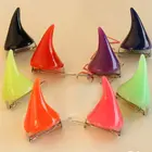 Заколка для волос с дьявольскими рогами, аксессуар на Хэллоуин