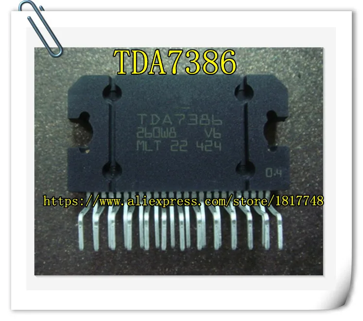 

10PCS/LOT TDA7386G TDA7386 7386 ZIP-25 New original Car audio power amplifier chip