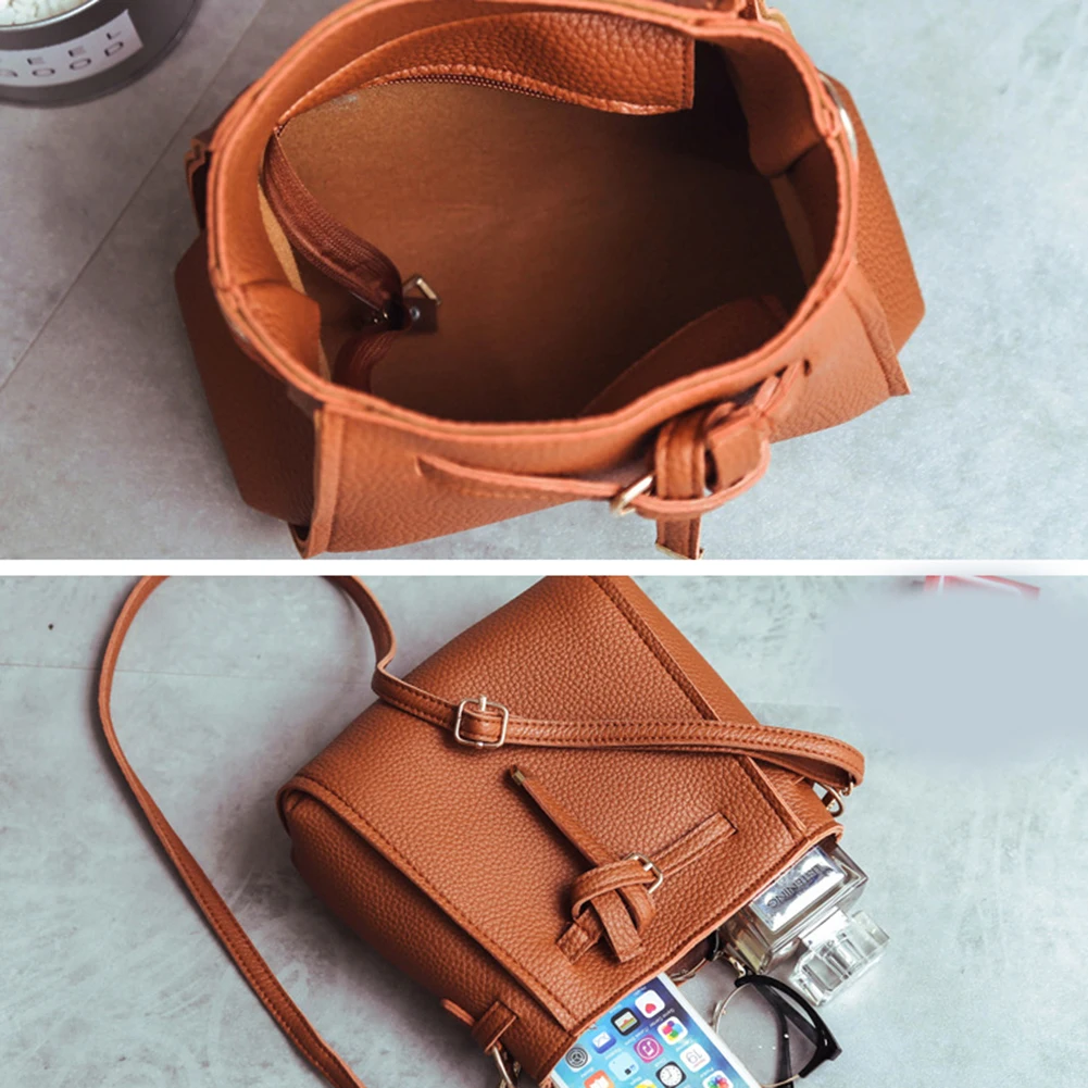 4 шт./компл. женская сумка на плечо с кисточкой модная сумочка кошельки большие