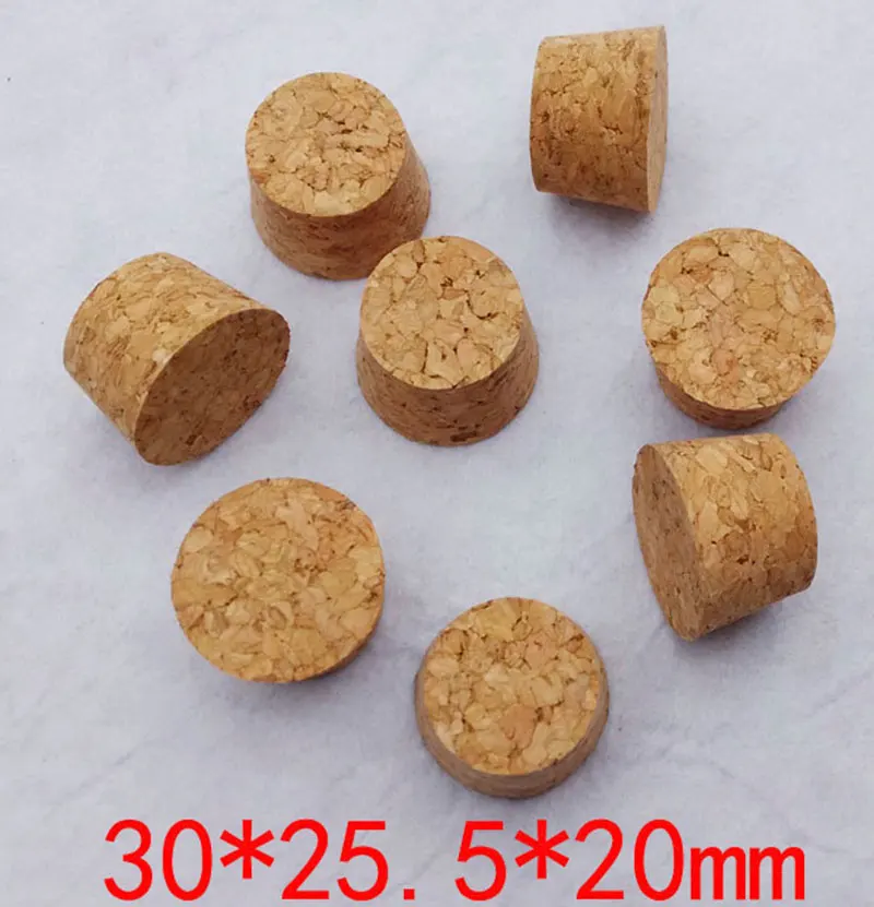 6 5 шт. пробка для бутылки вина, бутылка для пудинга, пробковая крышка Burette Buret, деревянная крышка, много размеров - Цвет: 6