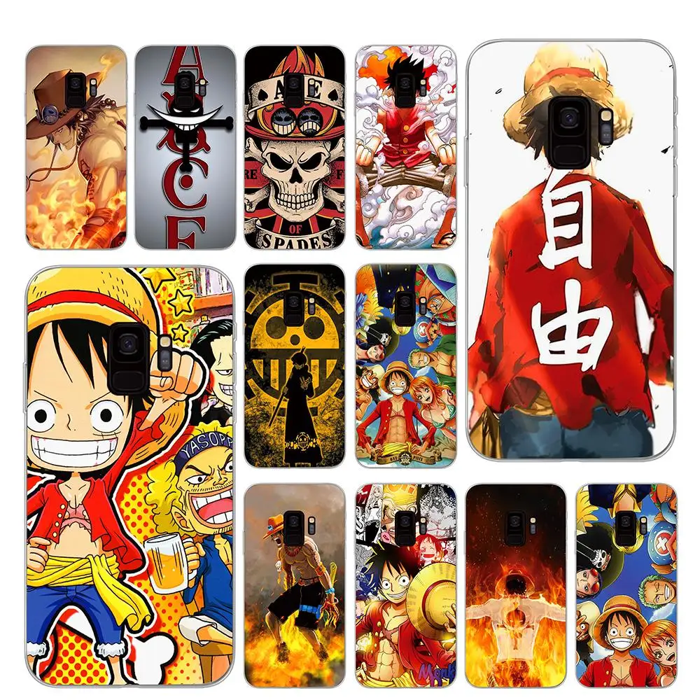 One Piece Эйс комиксов чехол для телефона для samsung Galaxy S10 S10E S8 плюс S6 S7 край S9 S10e плюс Чехол