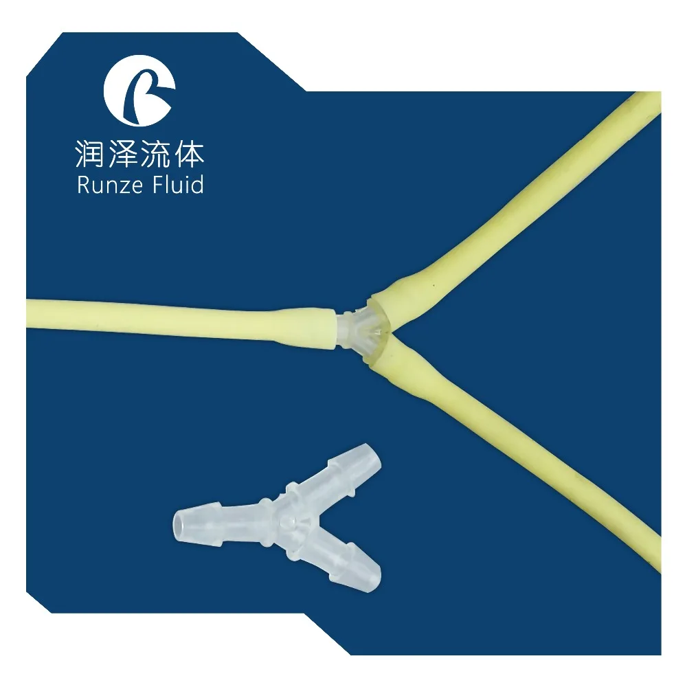 

Three-Equal Y Barbed Hose Fitting Plastic Medical Hose Tubing Connection