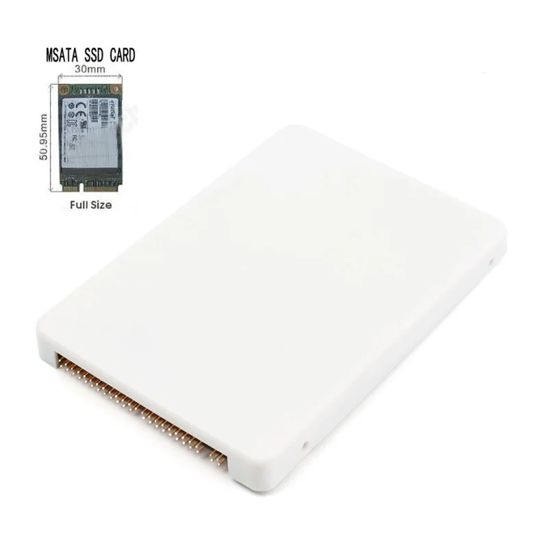 Новый ST6008C мини SATA mSATA SSD на 44pin IDE адаптер с Чехол как 2 5 &quotHDD SINTECH #74203|ide adapter|mini satasata