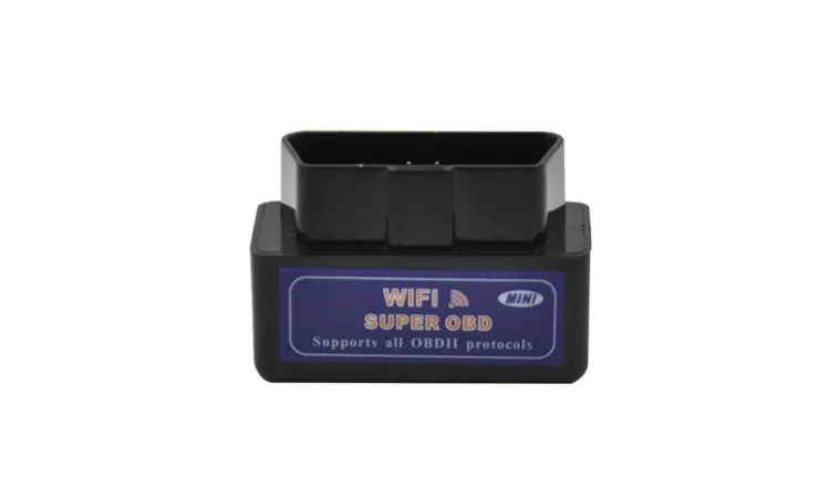 Elm327 wifi версия ELM327 wifi функция OBDII obd Автомобильный автоматический диагностический инструмент для сканирования для iOS Android iPhone iPad диагностический инструмент - Цвет: Черный