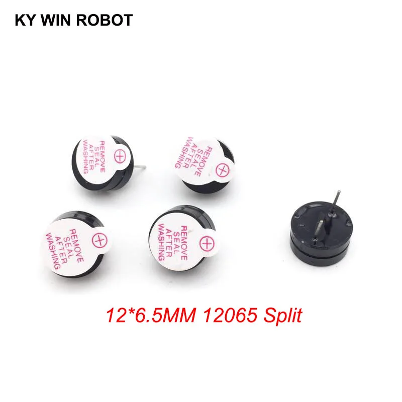 

10PCS New Ultra-thin 3V Active Buzzer Alarm AC SOT 12MM*6.5MM 12065 Pitch 7.6mm MINI Active Piezo Buzzers Fit For Arduino Diy
