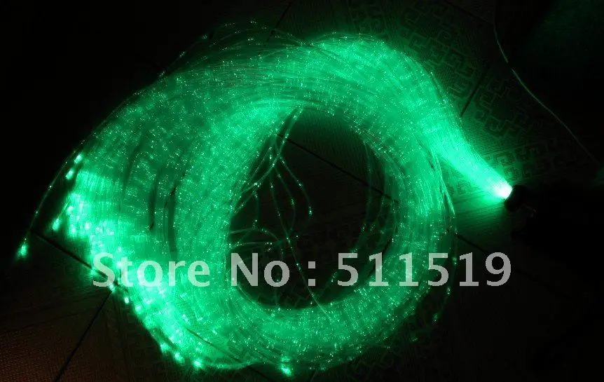 Комплект для занавесок из оптического волокна светящийся на боку 12 В 100 шт. длина 1