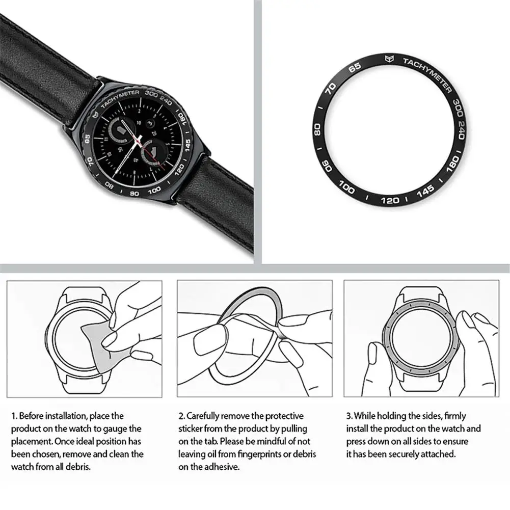 Высококачественный ободок из нержавеющей стали для samsung gear S2 классическое кольцо из цинкового сплава с защитой от царапин 40 мм кольцо для смарт-часов