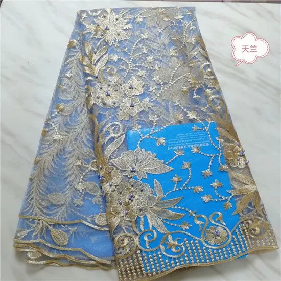 Дешевые французские камни вуаль гипюр кружевная ткань 2018 Высококачественная