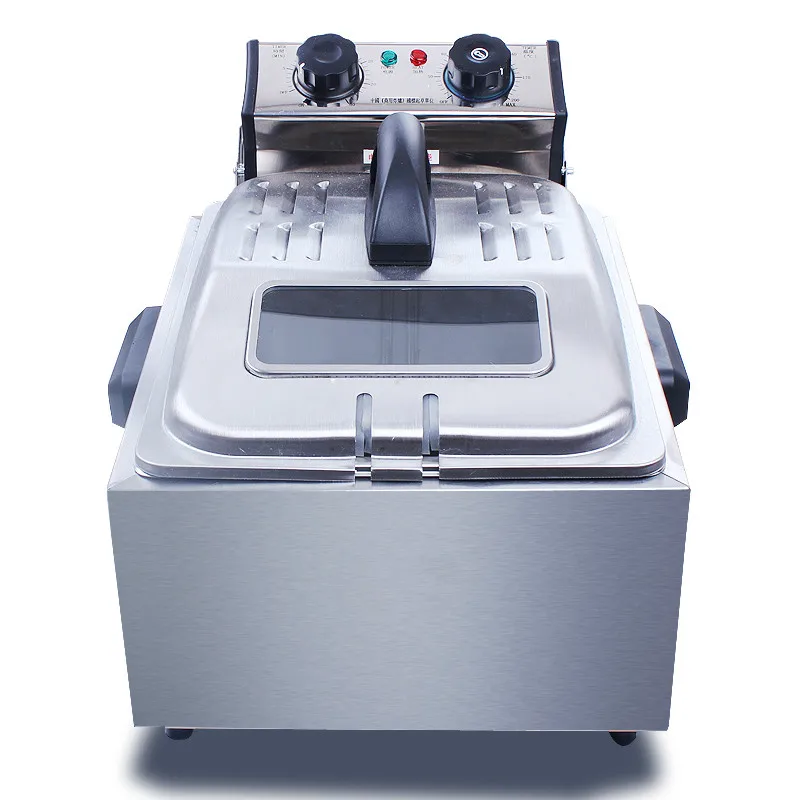 Фритюрница электрическая одноцилиндровая 6 л|electric fryer|deep fryerelectric deep fryer |