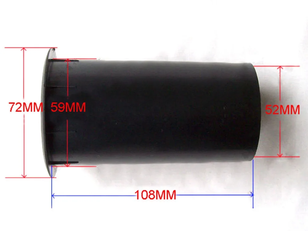 1 шт. 59x110mm Динамик Порты и разъёмы трубка фазоинверторного трубки 4 'ɸ''