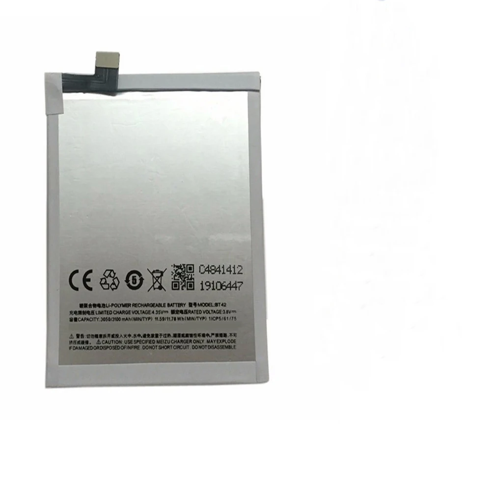 

5pcs/lot ForMeizu M1 Note Battery Replacement High Quality 3050mAh Battery Parts ForMeizu M1 Note BT42 Smart Phone Battery