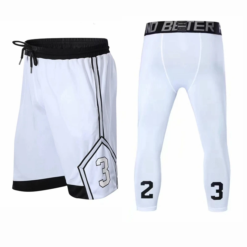 Мужские баскетбольные шорты профессиональная команда с карманом на молнии