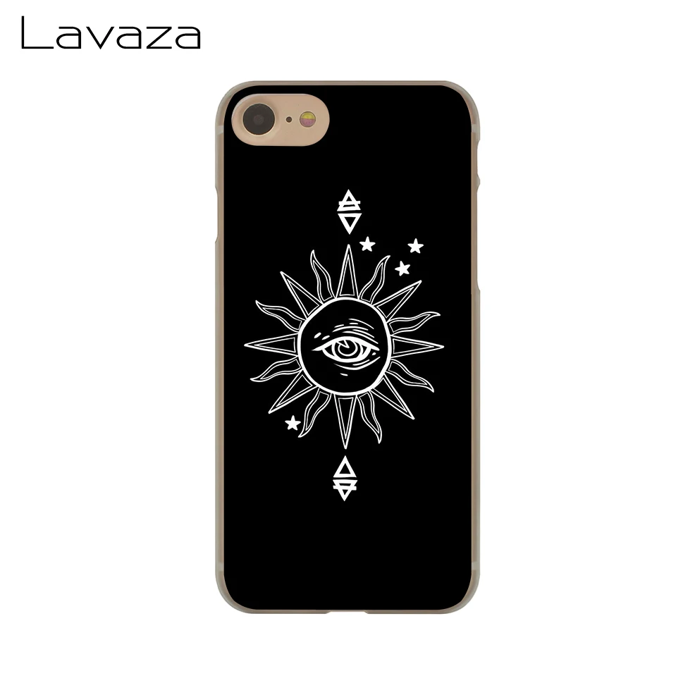 Lavaza золотой фольги сглаза в Румяна чехол для телефона Apple iPhone 4 4S 5C 5S SE 6 6S 7 8 Plus 10 X Xr