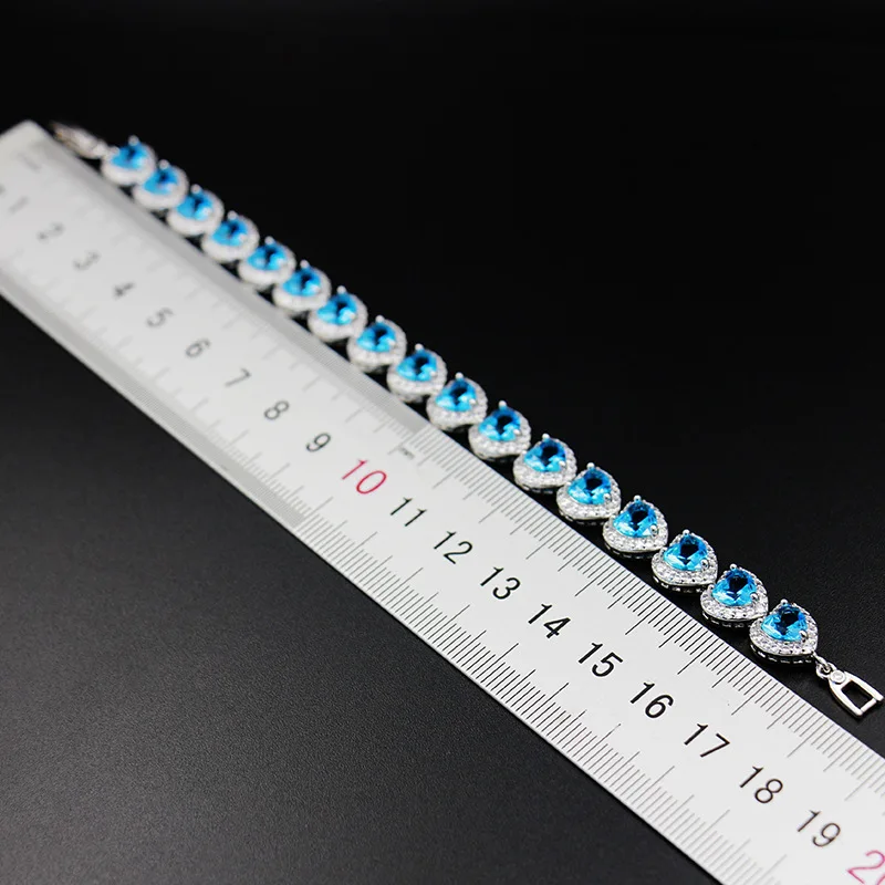 Новинка 2019 Женский романтический свадебный комплект ювелирных изделий в форме