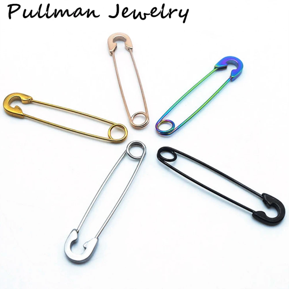 НОВЫЕ Безопасные серьги-гвоздики в форме булавки для прокола уникальные