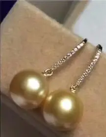 Серьги из натурального жемчуга tahitian akoya 18K 10-11 мм | Украшения и аксессуары