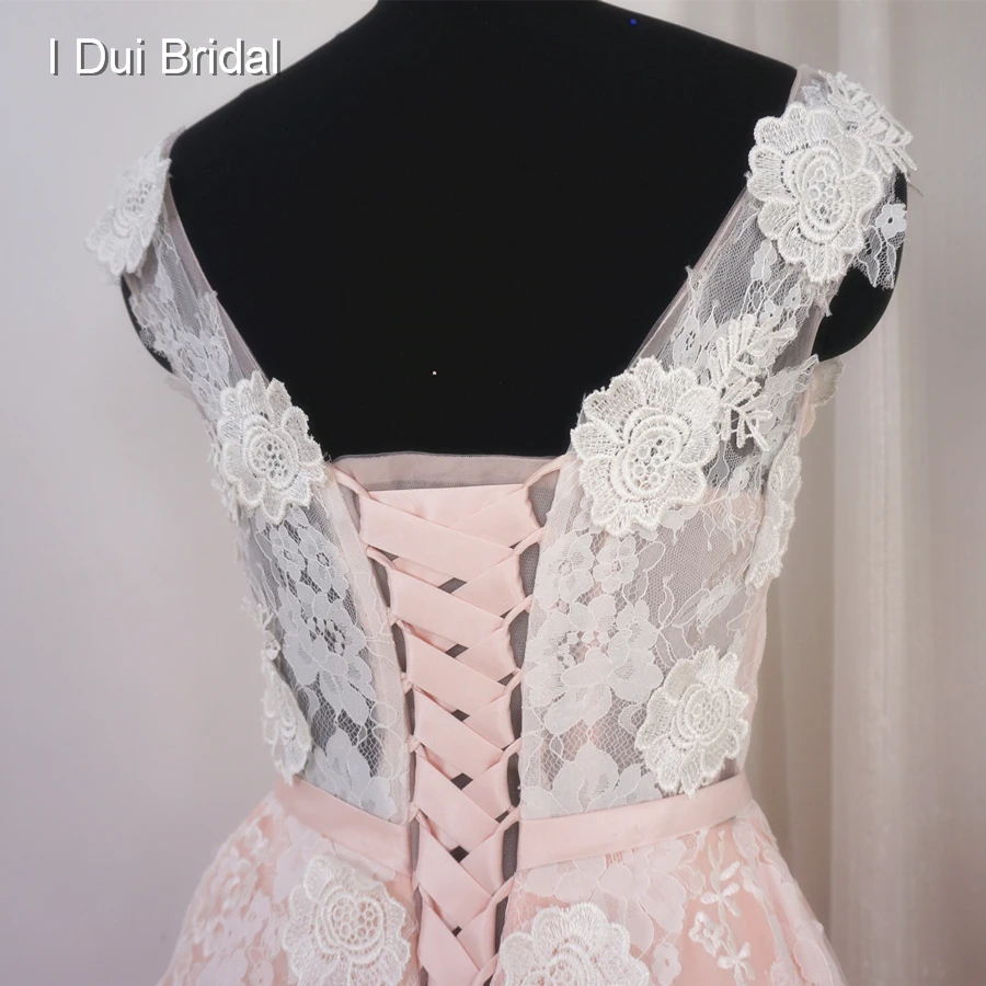 Кружевное свадебное платье со шлейфом без рукавов|blush wedding dress|vestido de noivawedding dress |