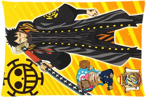 Японский Аниме One Piece Наволочки 35x45 см удобные лучший подарок для вашей семьи Высокое качество - Цвет: Коричневый