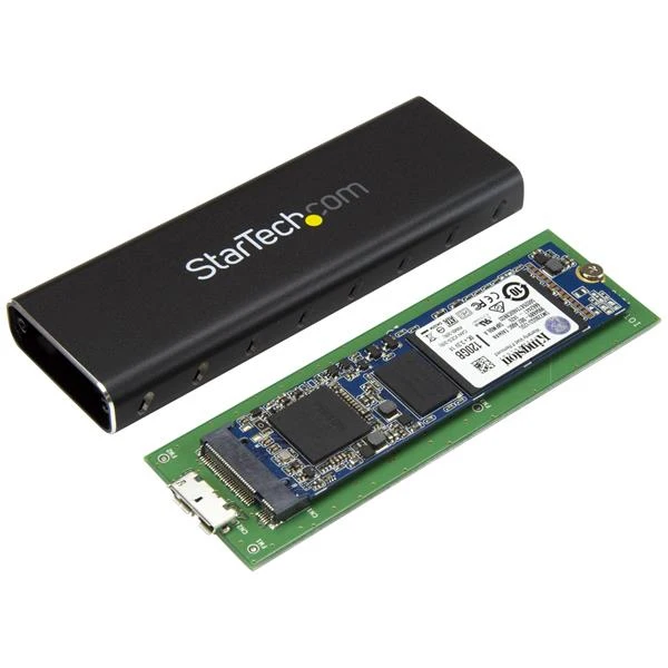 StarTech.com M.2 корпус SSD для SATA SSD-USB 3 0 (5 Гбит/с) с UASP 30 42 60 80 мм 2 Gen 1 (3 1) M | Компьютеры и офис
