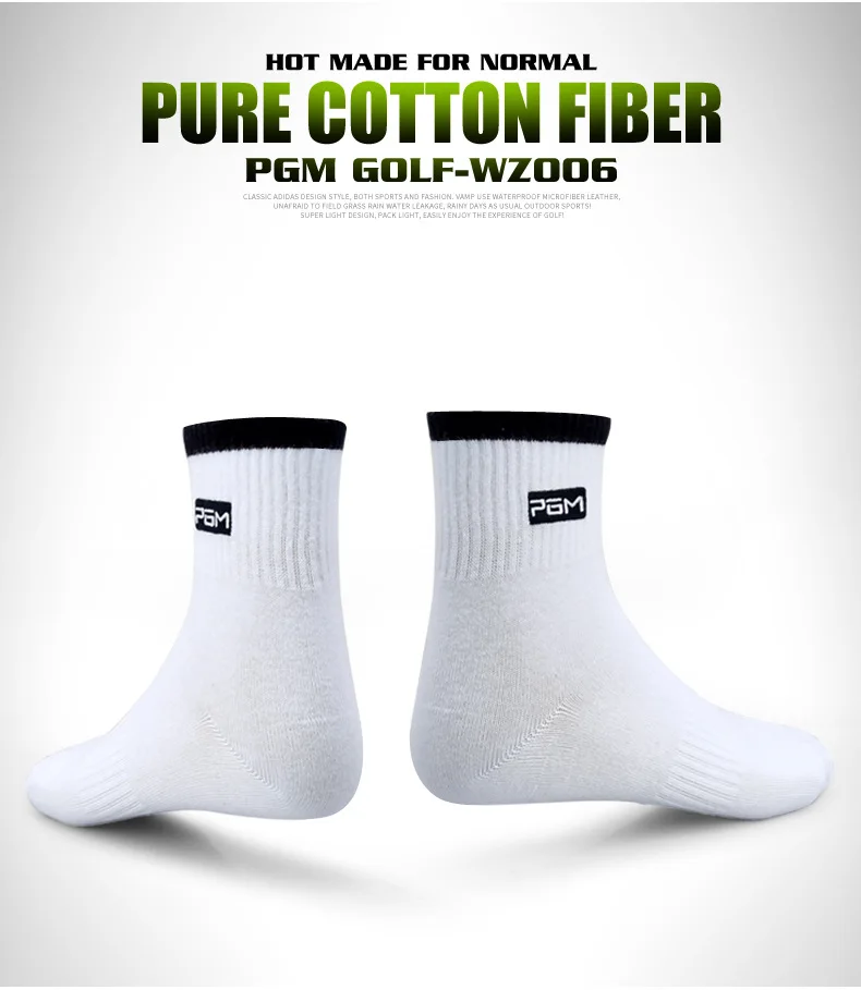 

PGM Golf Socks Men's Sports Socks Sweat Absorption and Air Permeability Sock For Male WZ006
