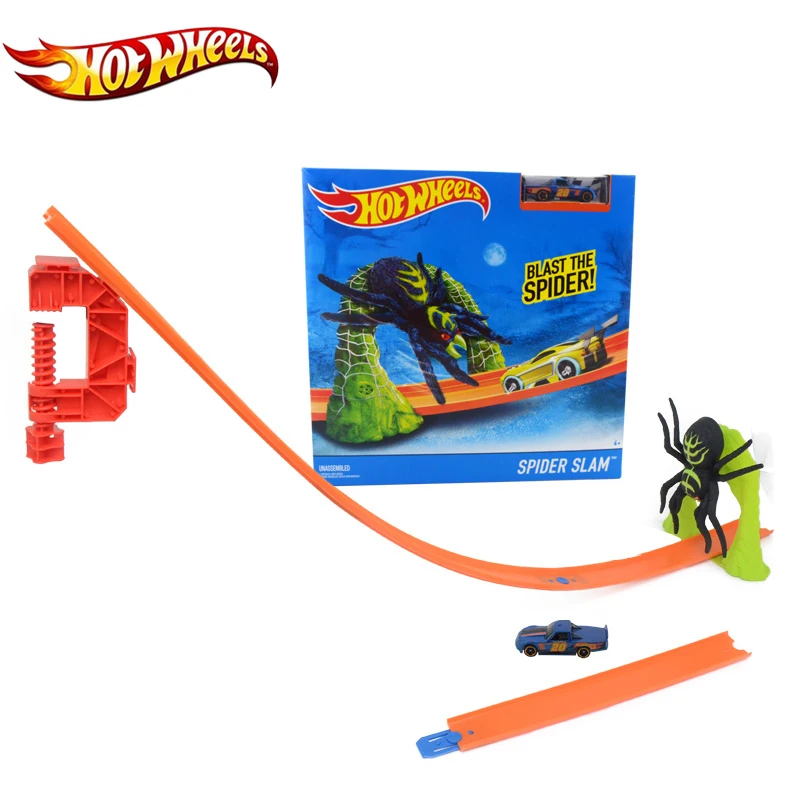 Натуральная Hot Wheels машинка трек набор легко Стиль обновленная версия Hotwheels автомобиля дорожная модель BCT35 для детей, подарок на день рождения