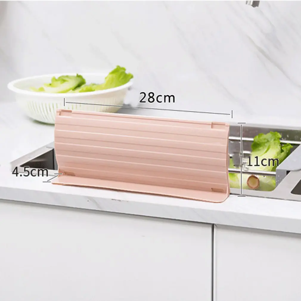 Выдвижной кран для раковины брызговик воды Анти-всплеск перегородка доска Кухня