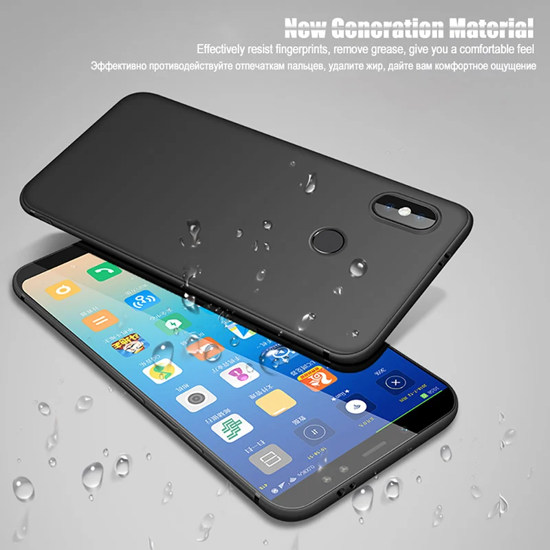 LuckGuard матовый Силиконовый мягкий чехол для телефона Xiaomi Redmi Note 2 3 4X 5 Pro 5A TPU полный