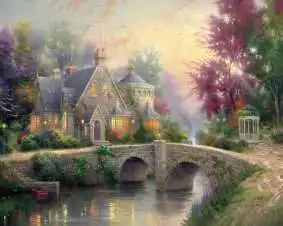 Пейзаж Томаса стены маслом Pinturas Аль дома Cuadros Decoracion фотографии холст картина | Дом