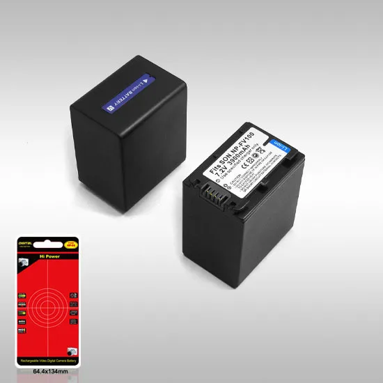 

Camera Battery Replace For Sony FV100 Fit For HDRCX150E/CX170/CX370/CX370V/CX550/CX550V/XR150/XR350/XR550/TG5/TG5V 7.2V 3900mAh