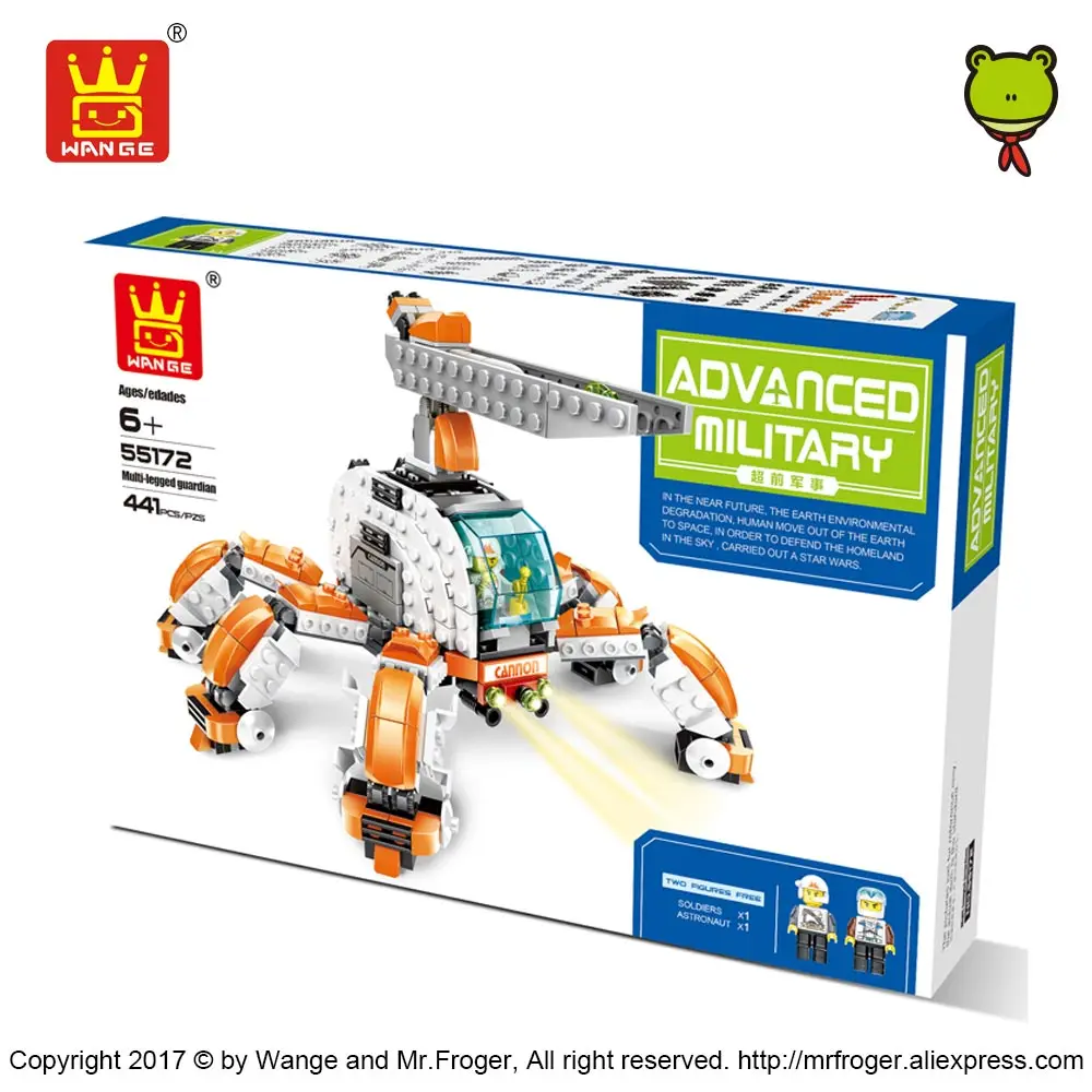 

WANGE Building Blocks Compatible Advanced Military Science Fiction Models Weapon Spacecraft Robot Toys Kids Assembly Bricks Gift