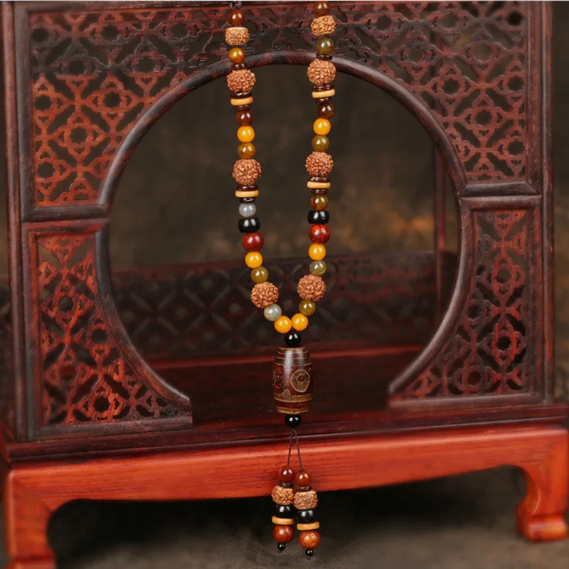 Уникальные ювелирные изделия rudraksha ручная работа с бусинами оригинальное