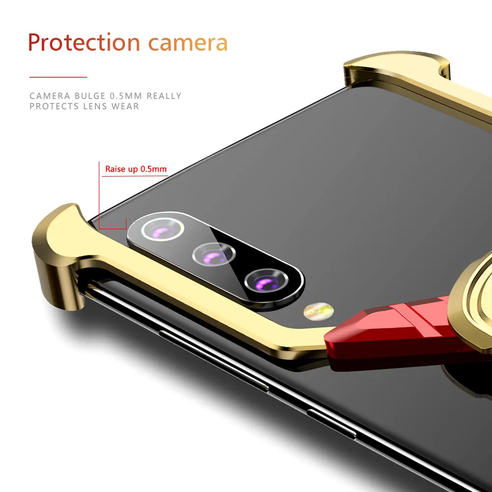 Металлический Чехол OATSBASF Iron Man Deluxe для Xiaomi MI 9 индивидуальный металлический