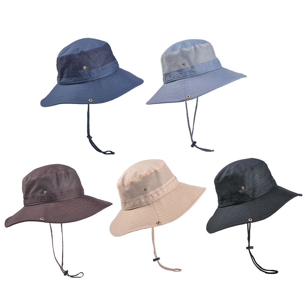

Man Bucket Hat Men'S Sun Hat Anti-UV Protective Fishing Hat Bucket Hat For Outdoor Activities Fishing Climbing Hat Breathable