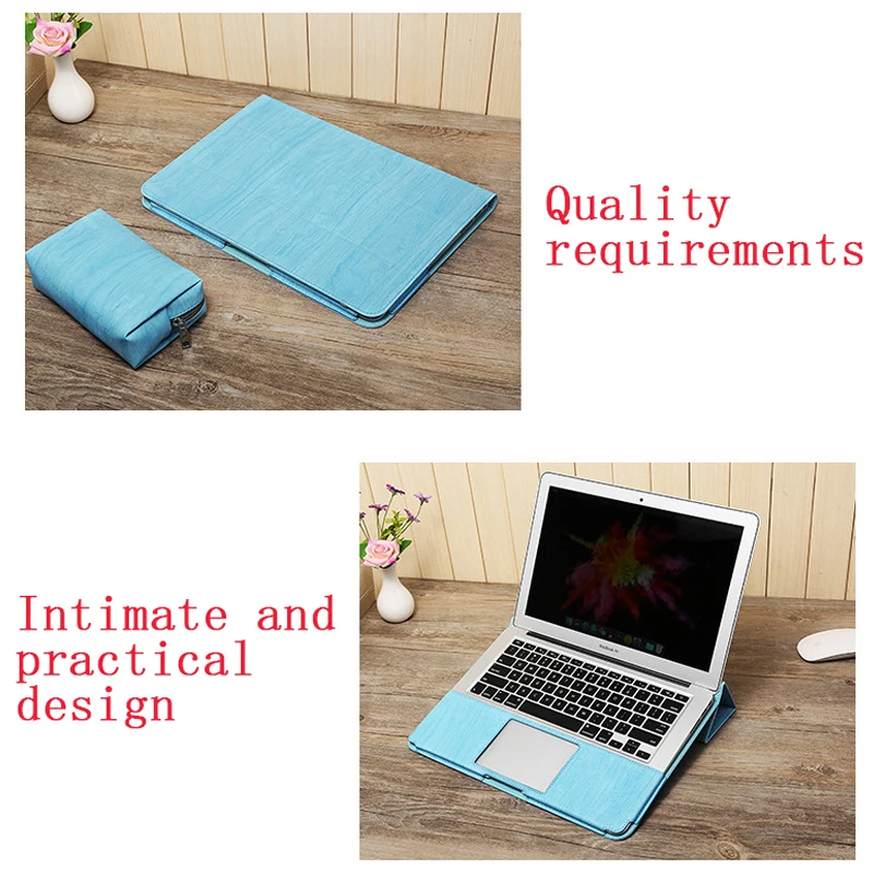 Кожаный чехол для ноутбука Macbook Air Retina 11 12 13 15 мягкий из ТПУ New Pro 3 4 +