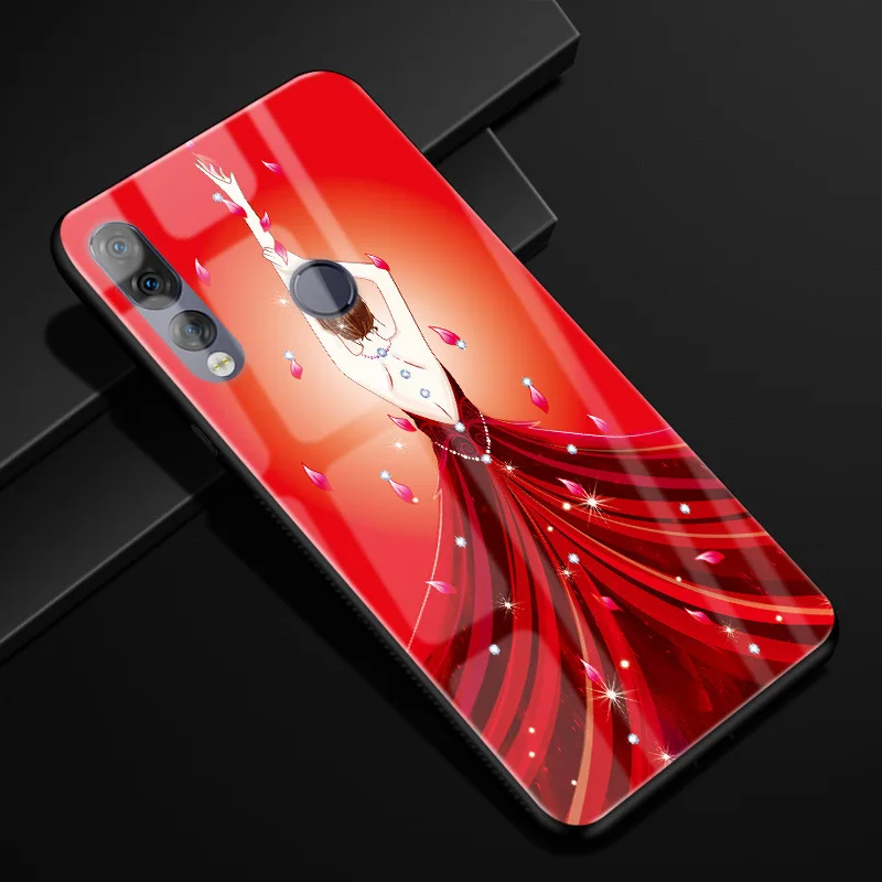 18 Для lenovo Z5S чехол 6,3 ''стекло Жесткий PC задняя крышка для lenovo Z5S чехлы для телефонов силикон бампер Coque для lenovo Z5s Z5 S Z 5S Capa - Цвет: 18