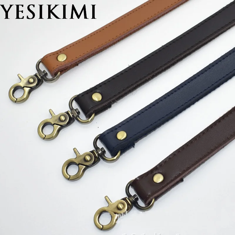 YESIKIMI винтажная короткая сумка из натуральной кожи для самостоятельного