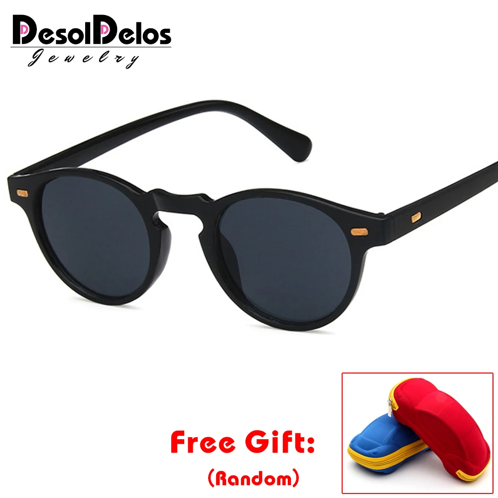 2019 классические маленькие круглые солнцезащитные очки в стиле ретро модные