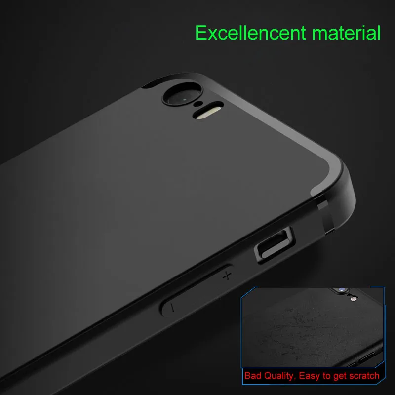 Матовый чехол для чехла iphone 5S 5 SE с яркой линией из резины и силикона, Ультратонкий чехол для iphone 7 8 Plus