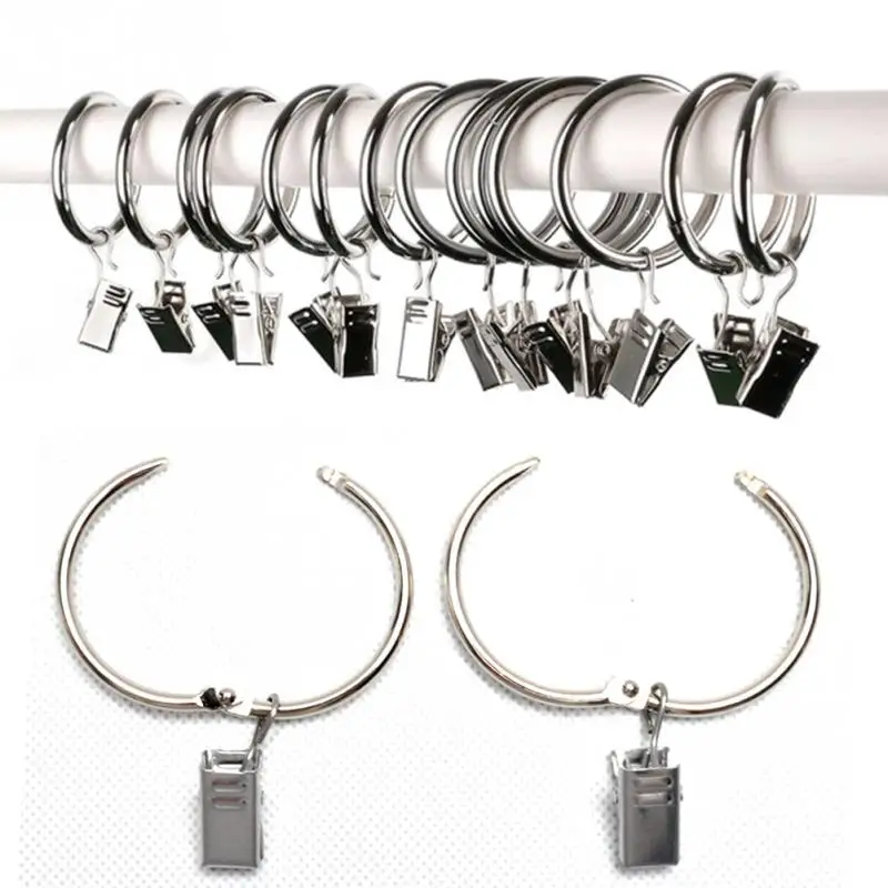 10 шт. прищепки из нержавеющей стали крюк зажимы для белья портативный