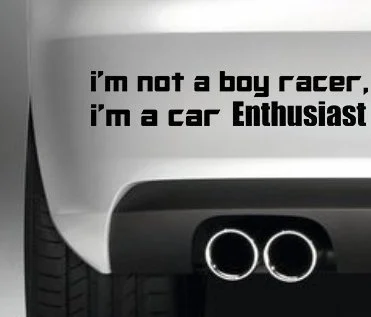 Для I'M NOT A BOY RACER BUMPER STICKER ER CAR VAN 4X4 WINDOW PAINTWORK DECAL GRAPHIC Car Styling|Наклейки на автомобиль| |