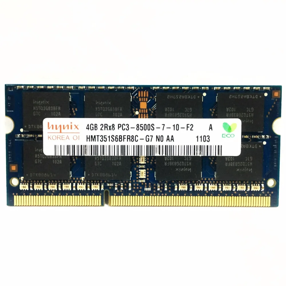 Hynix Чипсет 1 Гб 2 Гб 4 ГБ 8 ГБ PC2 PC3 DDR2 DDR3 667 МГц 800 1066 МГц 1333 1600 МГц модуль памяти лэптоп ноутбук память Оперативная память