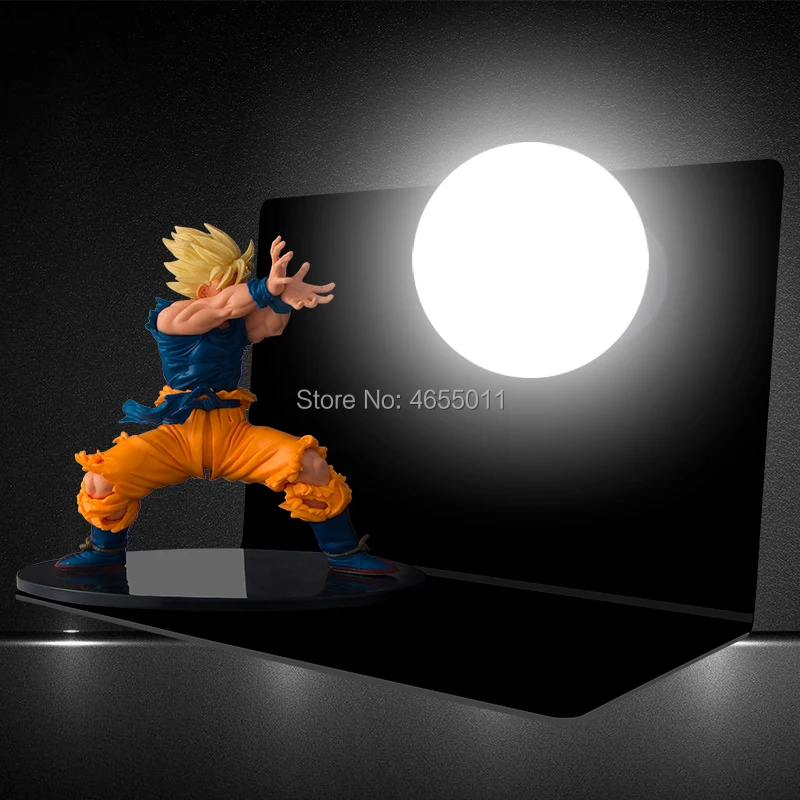 S. orange DIY DRAGON BALL Аниме Goku Zamasu Вегета Буу силовые бомбы настольная лампа светодиодный ночник декоративное освещение подарки