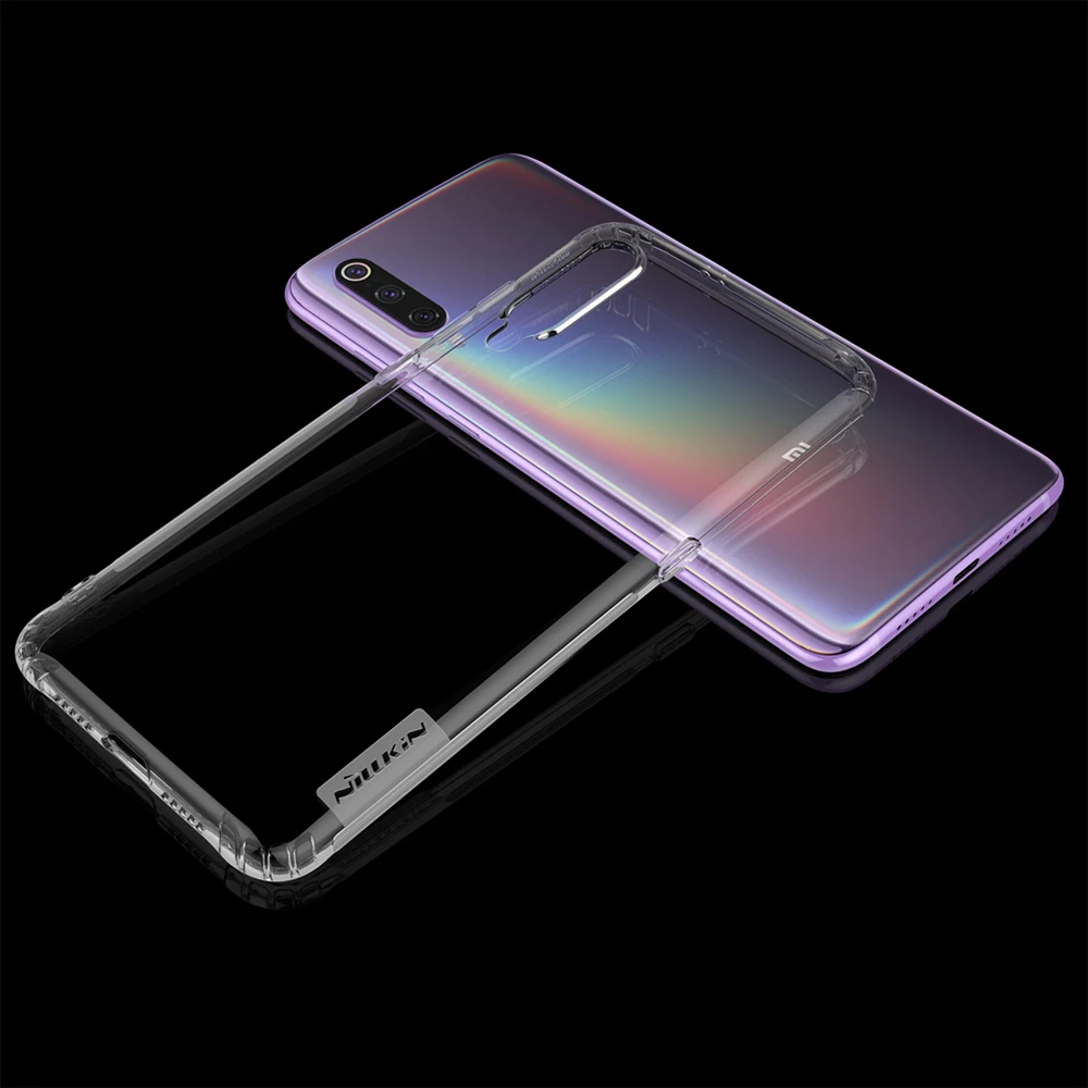Мягкий чехол Nillkin из ТПУ для Xiaomi Mi 9 / оригинальный тонкий прозрачный защитный
