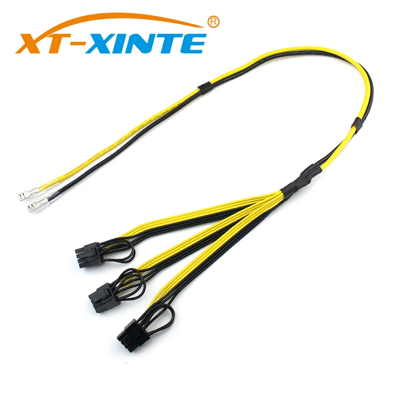 XT-XINTE Питание кабель карточная игра может составлять 1-3 6Pin + 2pin шнура адаптера для
