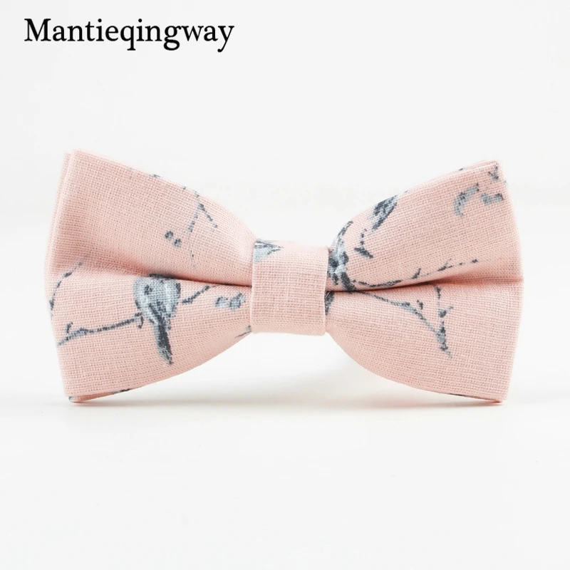 Mantieqingway бренд хлопок Свадебный Цветочный галстук-бабочка для мужчин костюм повседневный мужской галстук бизнес Bowkont для мужчин Papillon подарки